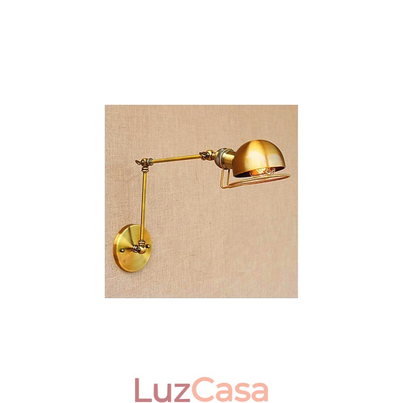 Pintura Vintage Country Recurso para Mini Estilo Braço oscilante Proteção para os olhos Luz ambiente Braço oscilante Luzes de parede