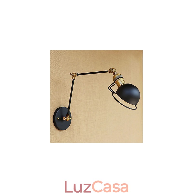 Pintura Vintage Country Recurso para Mini Estilo Braço oscilante Proteção para os olhos Luz ambiente Braço oscilante Luzes de parede