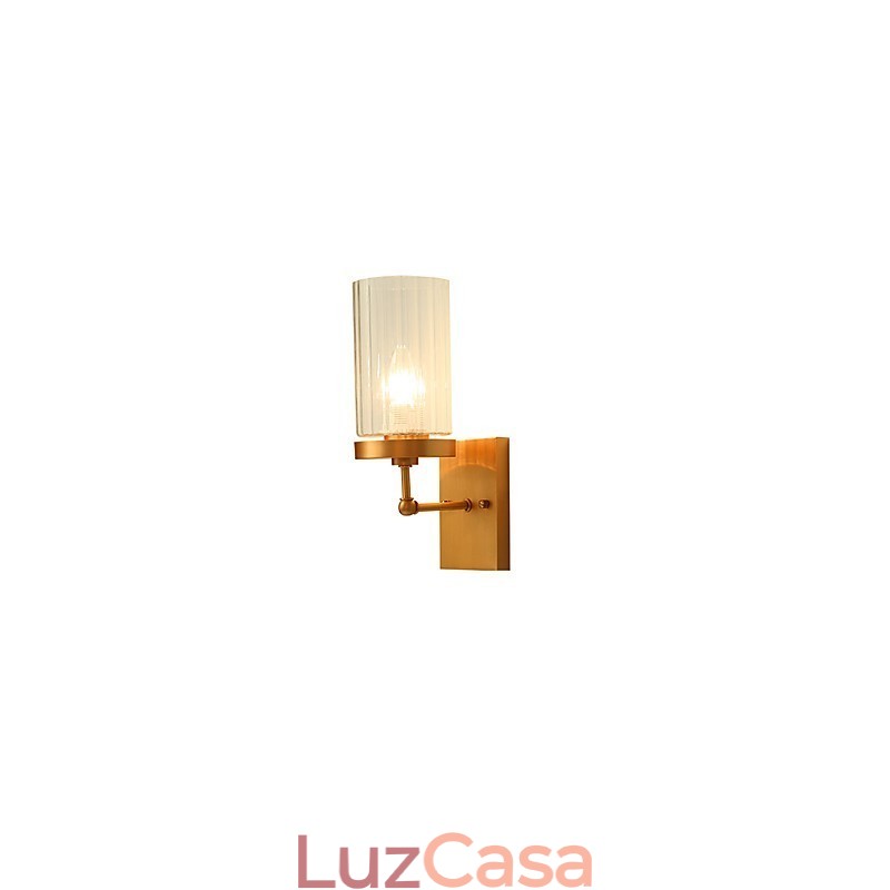 Recurso de latão country clássico tradicional para arandelas de parede estilo mini uplight