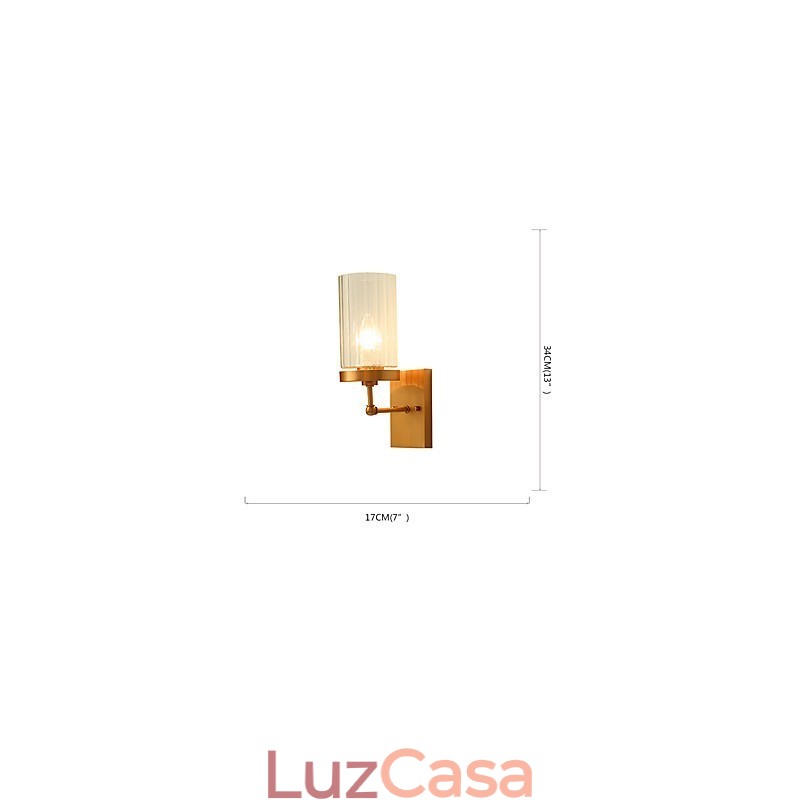 Recurso de latão country clássico tradicional para arandelas de parede estilo mini uplight
