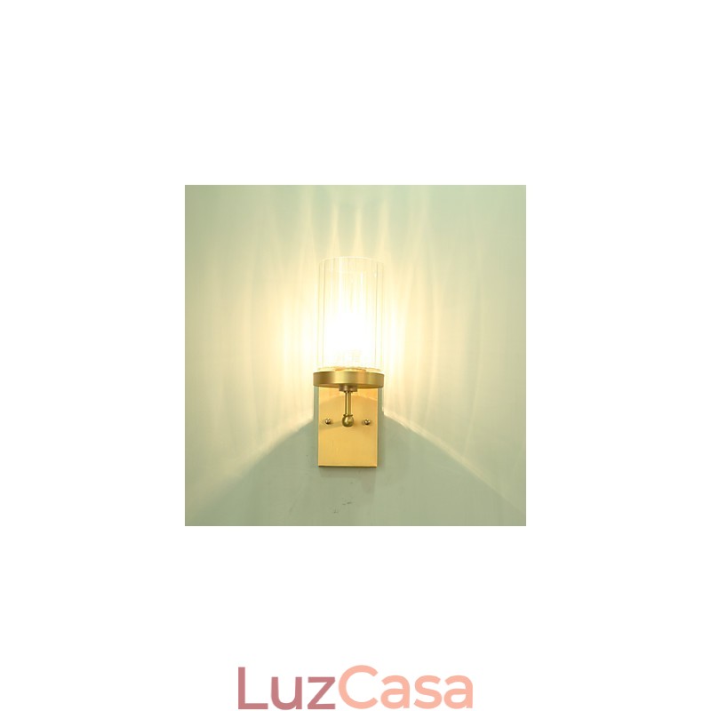 Recurso de latão country clássico tradicional para arandelas de parede estilo mini uplight