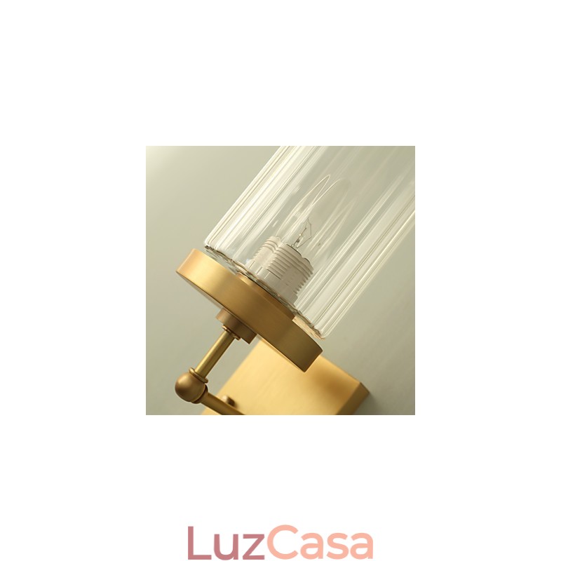 Recurso de latão country clássico tradicional para arandelas de parede estilo mini uplight