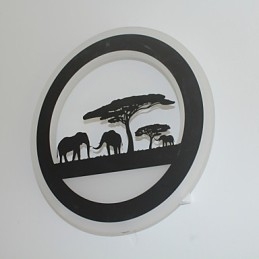 Luminária de parede redonda acrílica para quarto, luminária de corredor moderna, lâmpada de entrada