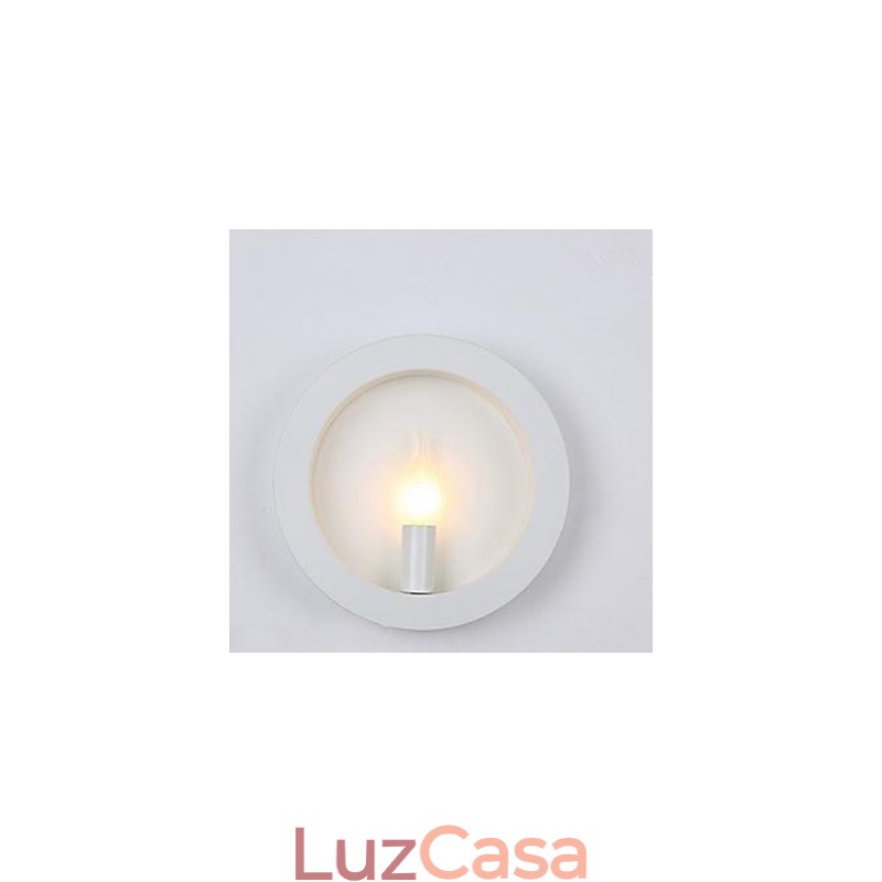 Nova luminária de parede de arte em ferro atacado redonda sala de estar sofá fundo luminária de parede