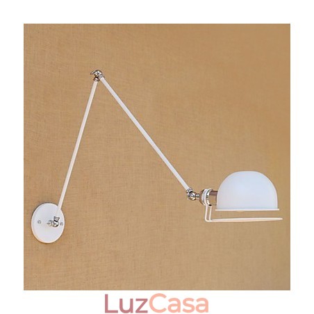 Pintura country vintage simples para arandelas de parede com proteção ocular e braço oscilante estilo mini Pintura country vintage simples para arandelas de parede com proteção ocular e braço oscilante estilo mini