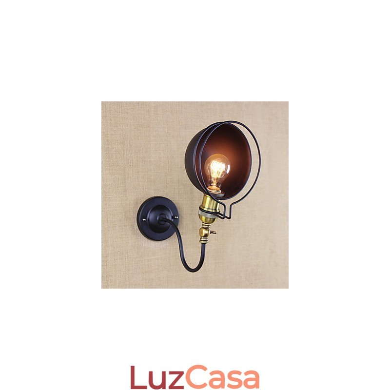 Recurso de pintura retrô country simples para arandelas de parede de proteção ocular estilo mini