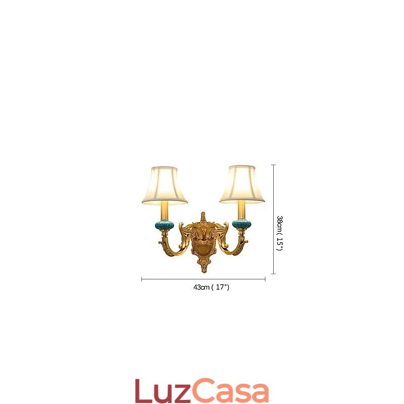 Simples Country Tradicional Clássico Latão Recurso para Mini Estilo Uplight Wall Sconces Luz de Parede