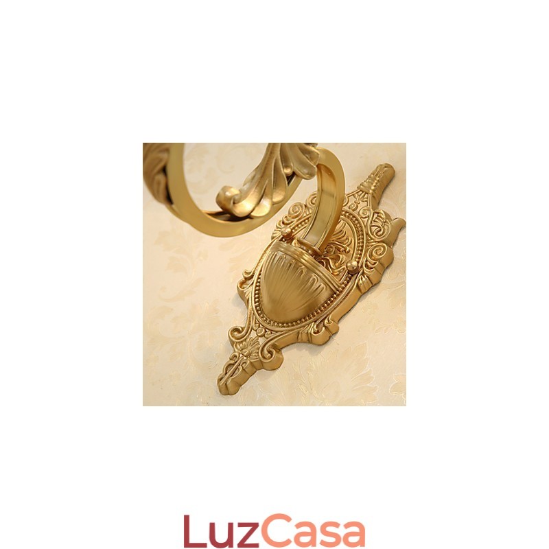Simples Country Tradicional Clássico Latão Recurso para Mini Estilo Uplight Wall Sconces Luz de Parede