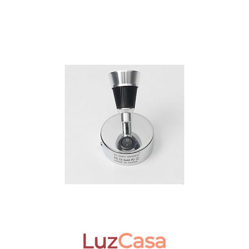 Candeeiro de leitura de cabeceira Universal Spotlight
