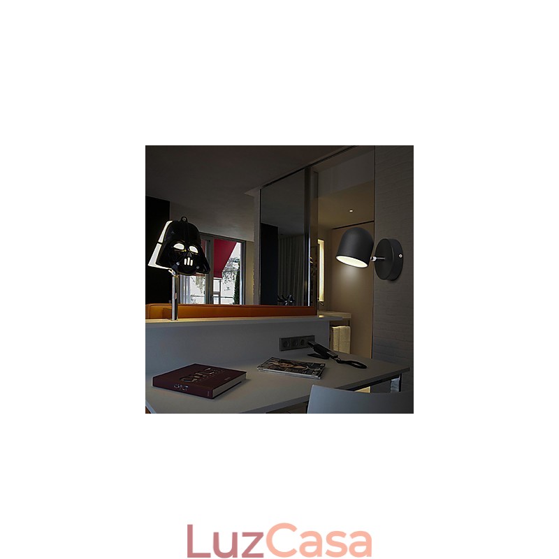 Luminária de parede moderna contemporânea com luz ambiente