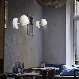 Luminária de parede moderna contemporânea com luz ambiente