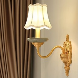 Simples Country Tradicional Clássico Latão Recurso para Mini Estilo Uplight Wall Sconces Luz de Parede