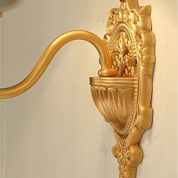 Simples Country Tradicional Clássico Latão Recurso para Mini Estilo Uplight Wall Sconces Luz de Parede