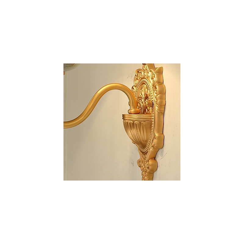 Simples Country Tradicional Clássico Latão Recurso para Mini Estilo Uplight Wall Sconces Luz de Parede