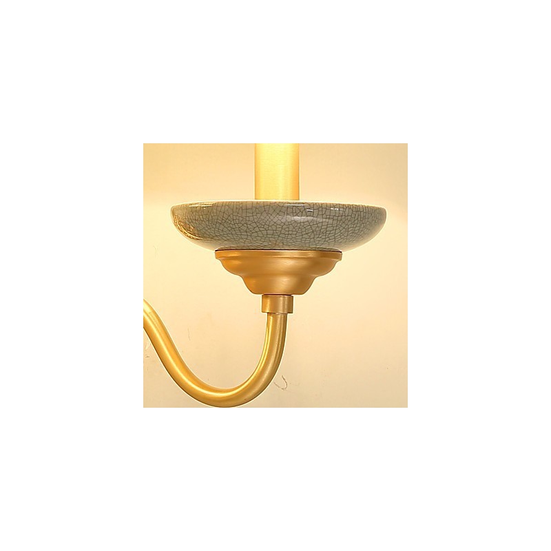Simples Country Tradicional Clássico Latão Recurso para Mini Estilo Uplight Wall Sconces Luz de Parede