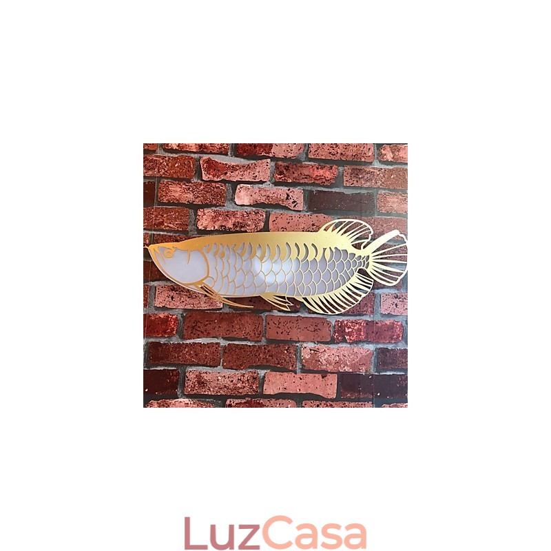 Luminárias de parede modernas em formato de peixe, estilo simples, iluminação acrílica, sala de estar, corredor, quarto, quartos de hotel, iluminação de decoração