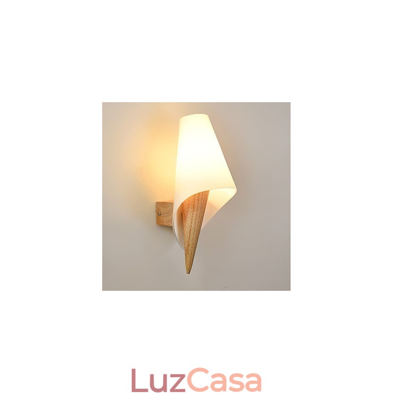 Luminária de parede estilo europeu simples para proteção dos olhos, luminária de parede com luz ambiente, luminária de parede estilo europeu quente para quarto
