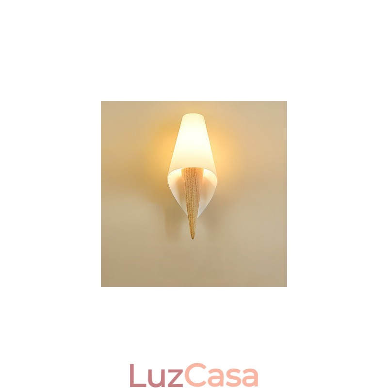 Luminária de parede estilo europeu simples para proteção dos olhos, luminária de parede com luz ambiente, luminária de parede estilo europeu quente para quarto