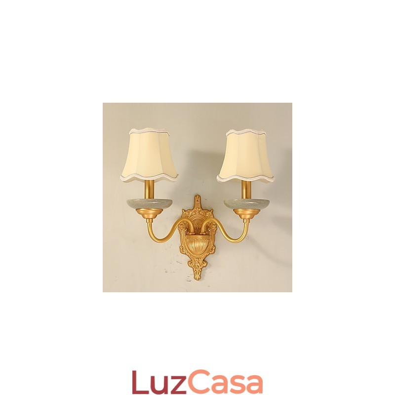 Simples Country Tradicional Clássico Latão Característica para Mini Estilo Uplight Wall Sconces Wall Light Pu