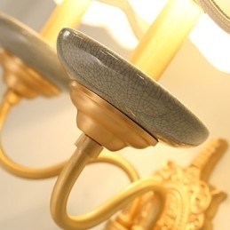 Simples Country Tradicional Clássico Latão Característica para Mini Estilo Uplight Wall Sconces Wall Light Pu