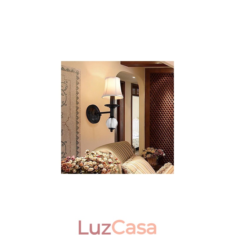 Vintage Electroplated Feature Uplight Arandelas de parede Luz de parede