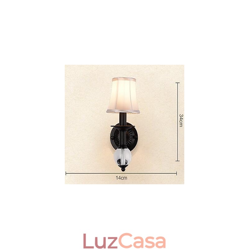 Vintage Electroplated Feature Uplight Arandelas de parede Luz de parede