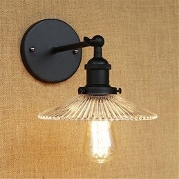 Pintura retrô country para proteção ocular em estilo mini, arandelas de parede com luz ambiente
