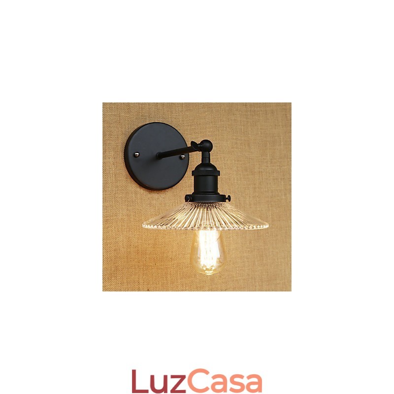 Pintura retrô country para proteção ocular em estilo mini, arandelas de parede com luz ambiente