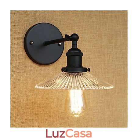 Pintura retrô country para proteção ocular em estilo mini, arandelas de parede com luz ambiente Pintura retrô country para proteção ocular em estilo mini, arandelas de parede com luz ambiente