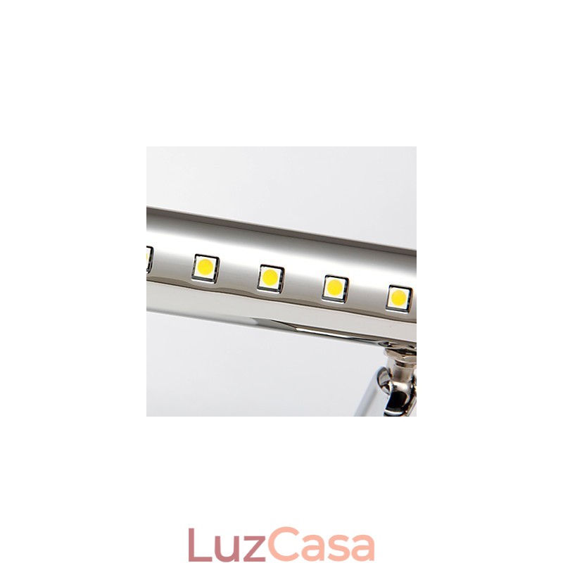 Iluminação de parede moderna contemporânea integrada para iluminação ambiente de banheiro