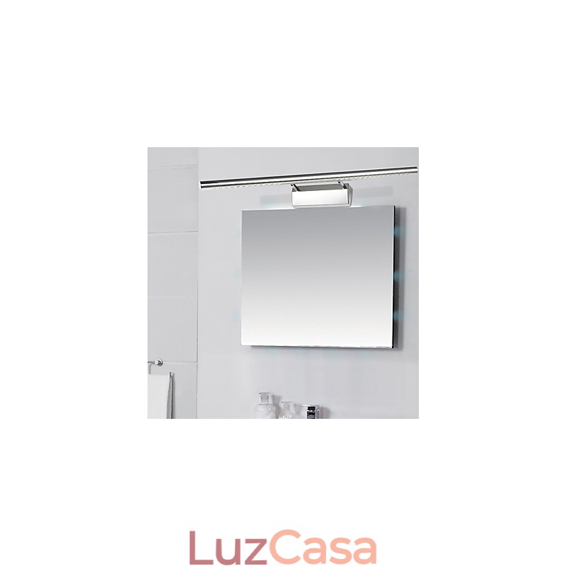 Iluminação de parede moderna contemporânea integrada para iluminação ambiente de banheiro