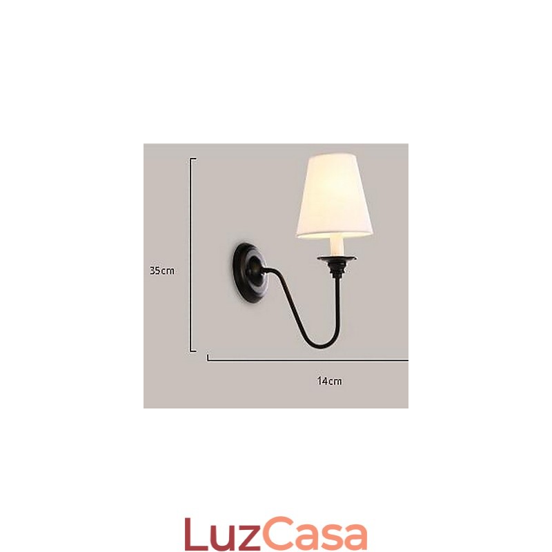 Luminária de parede moderna contemporânea galvanizada Downlight