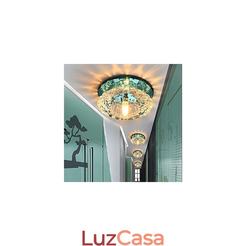 Lâmpada de cristal Smd CreativeTube Spotlight Absorve luz de cúpula