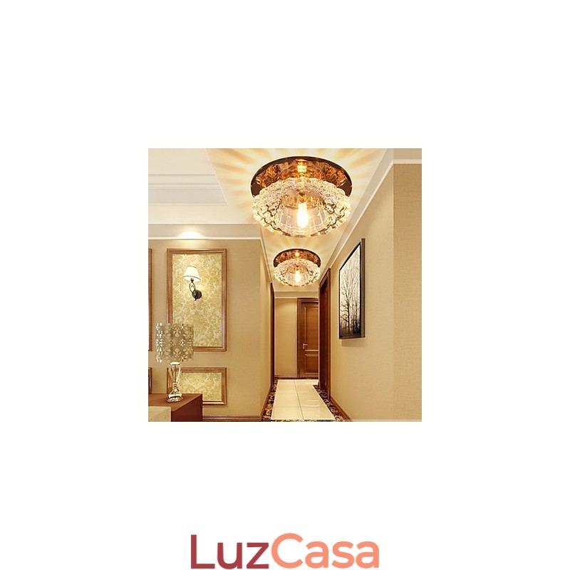 Lâmpada de cristal Smd CreativeTube Spotlight Absorve luz de cúpula