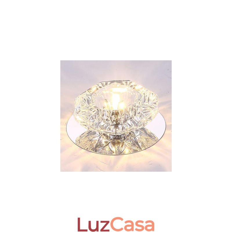 Lâmpada de teto moderna com economia de energia Lâmpada de teto de cristal Lâmpada de teto para baixo