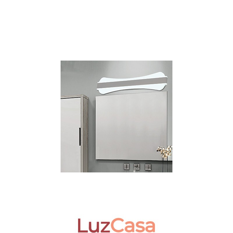 Lâmpada de espelho de alta qualidade de 10 W Luzes de banheiro Luzes de parede de aço inoxidável e acrílico Iluminação de maquiagem