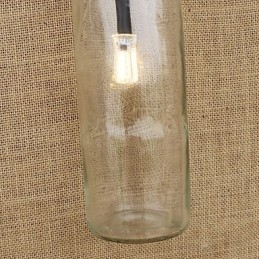 Luminária de parede rústica em latão para iluminação ambiente