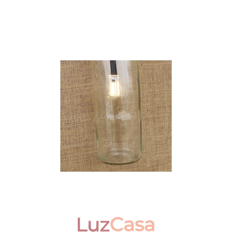 Luminária de parede rústica em latão para iluminação ambiente