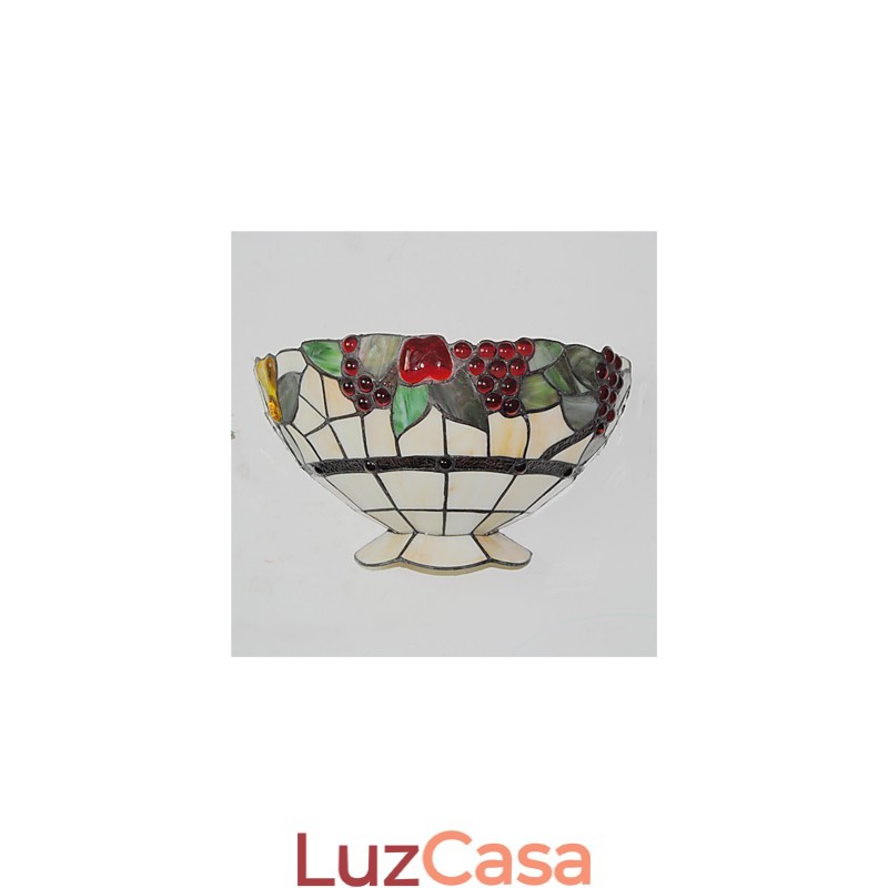 Retro Country Wall Lights Glass Shade Sala de estar Quarto Restaurante Café Bar Wall Spots