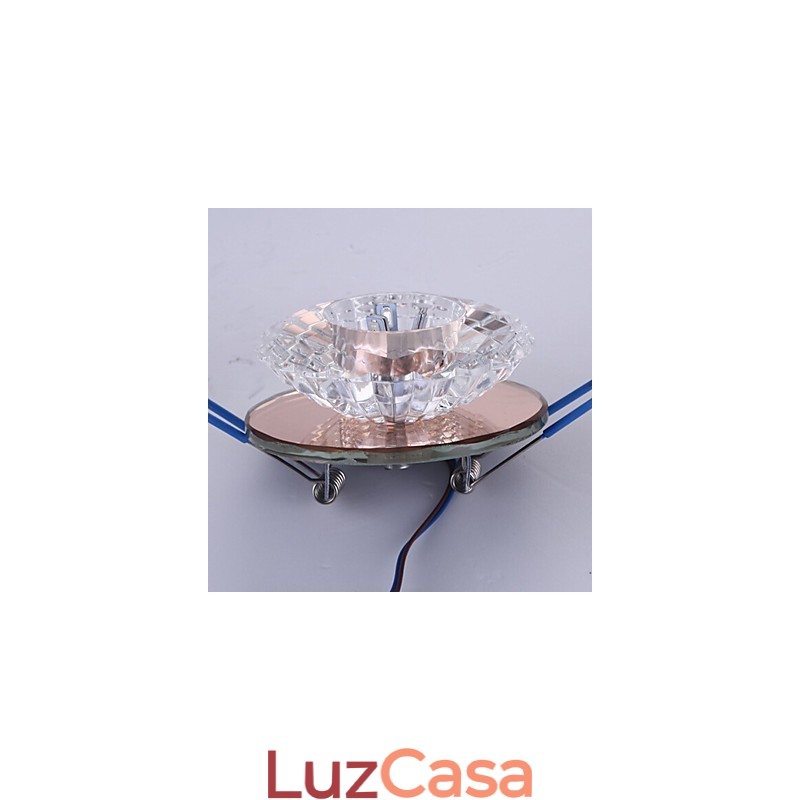 Lâmpada de teto moderna com economia de energia Lâmpada de teto de cristal Lâmpada de teto para baixo