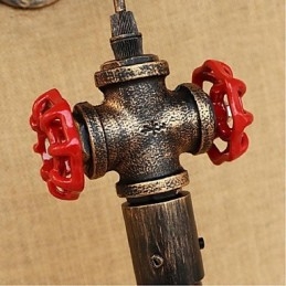 Luminária de parede moderna e criativa com garrafa