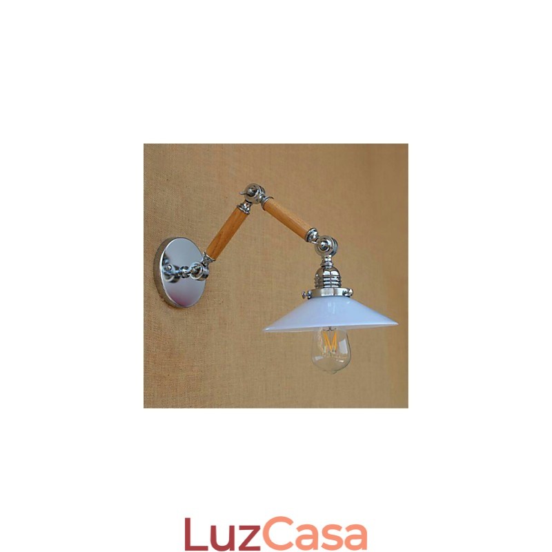 Recurso cromado contemporâneo moderno para braço oscilante Luz ambiente Luzes de braço oscilante Luz de parede