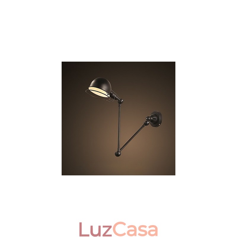 Luzes de braço oscilante modernas e contemporâneas de metal