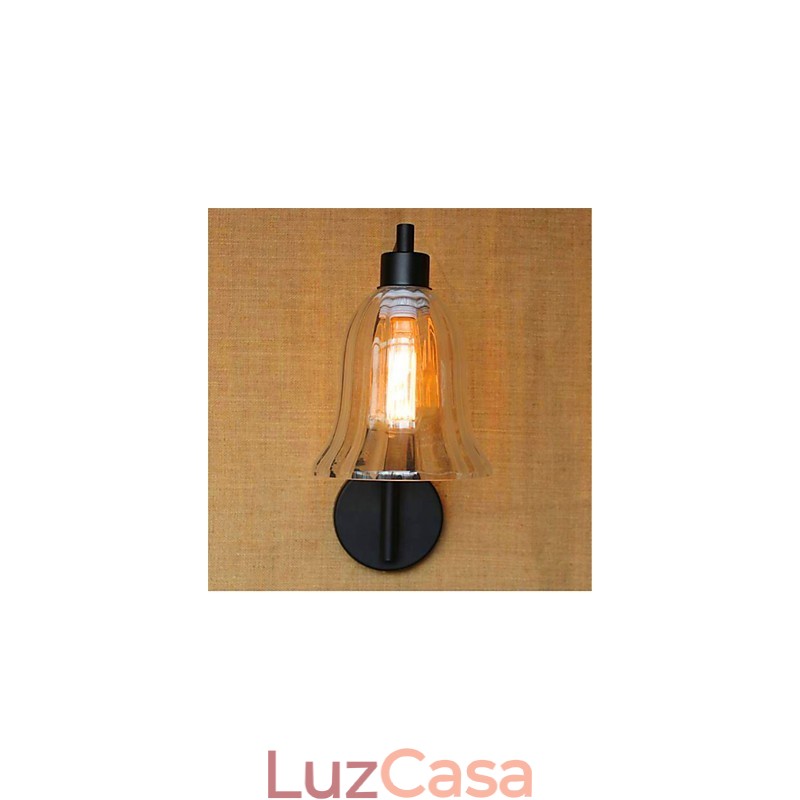 Recurso de acabamento em óxido preto rústico para braço articulado para luz ambiente