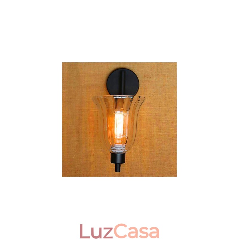 Recurso de acabamento em óxido preto rústico para braço articulado para luz ambiente