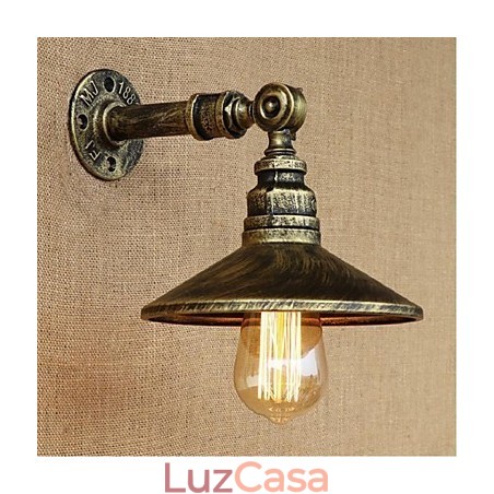 Luminária de parede estilo industrial nórdico com tubo de água Luminária de parede estilo industrial nórdico com tubo de água