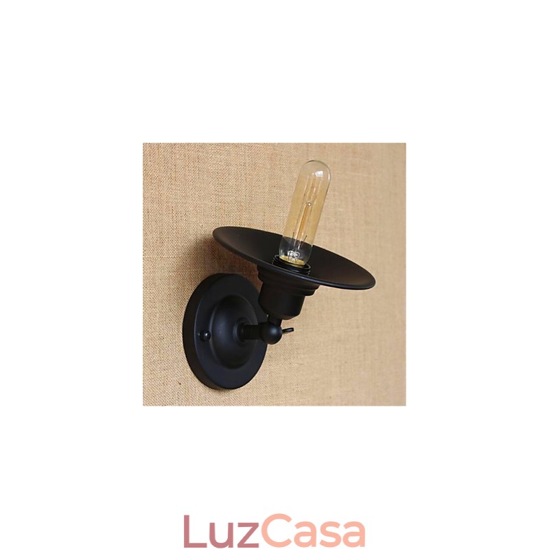 Pintura rústica estilo country para arandelas de parede com luz ambiente e braço articulado