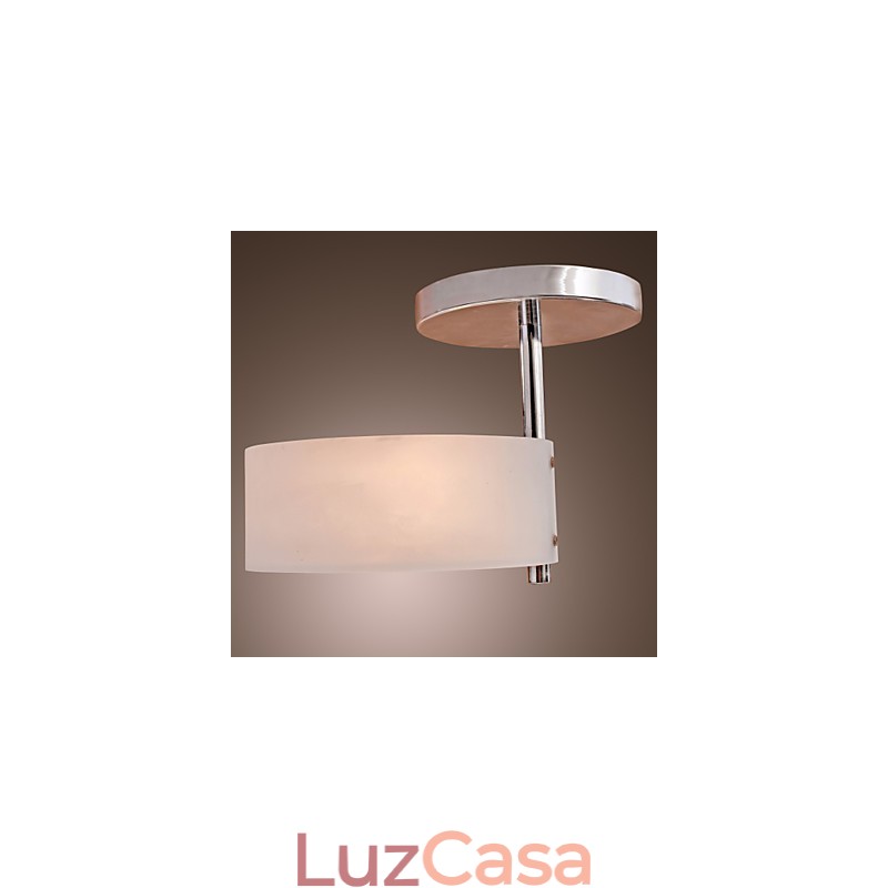 Lustre moderno e contemporâneo estilo mini metal cromado montagem embutida garagem