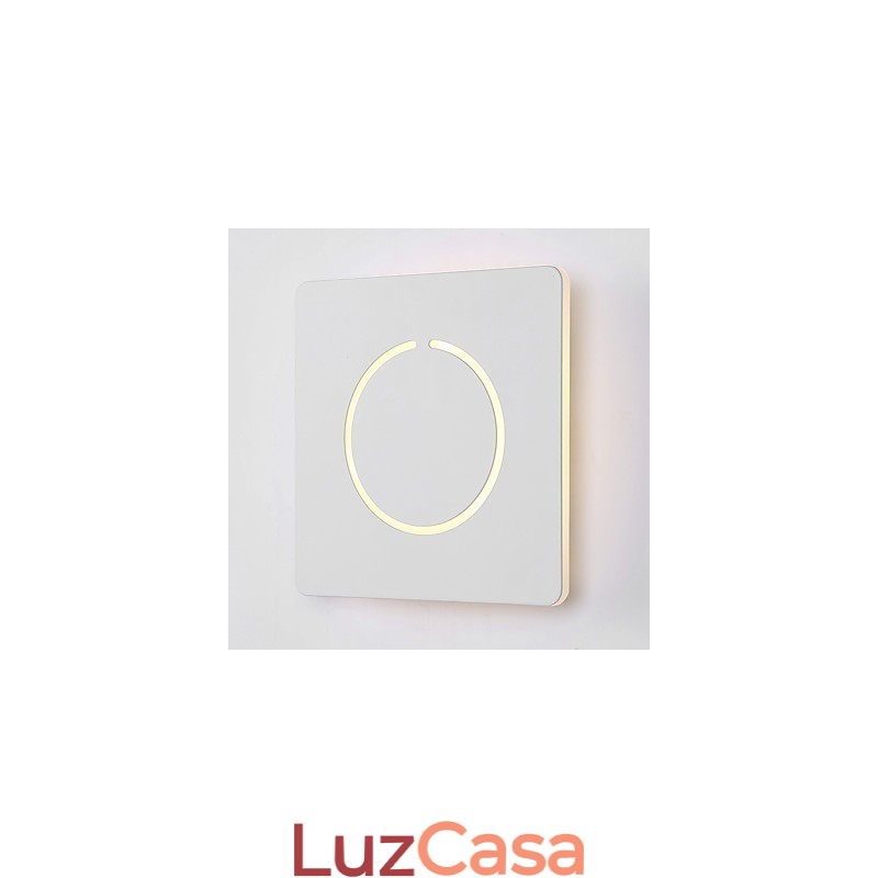 Pintura contemporânea moderna integrada para arandelas de parede com luz ambiente