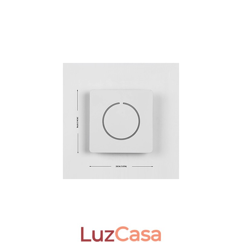 Pintura contemporânea moderna integrada para arandelas de parede com luz ambiente